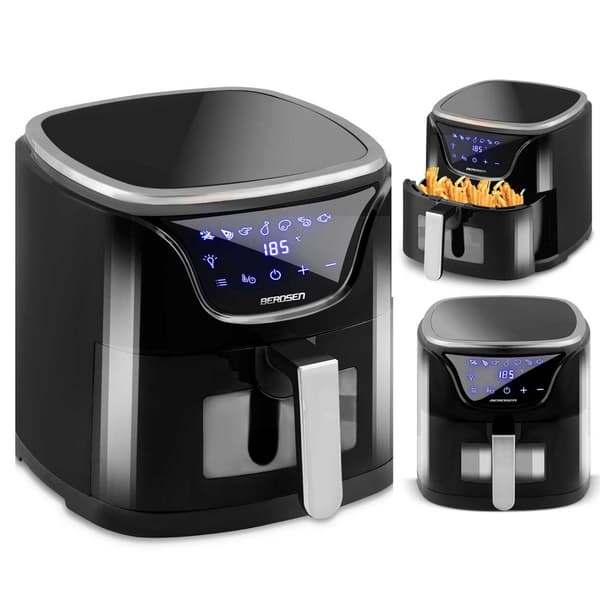 Airfryer BD-652, sort og sølv