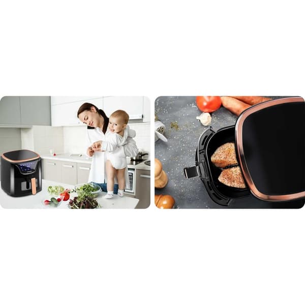 Airfryer BD-652 sort og guld
