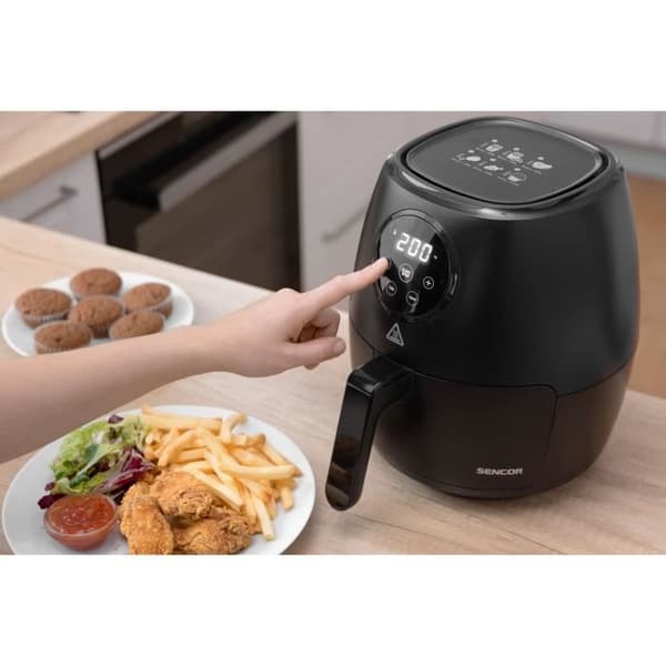 Airfryer - SENCOR - SFR 5030BK - 1300 W - 3,5 L - Svart