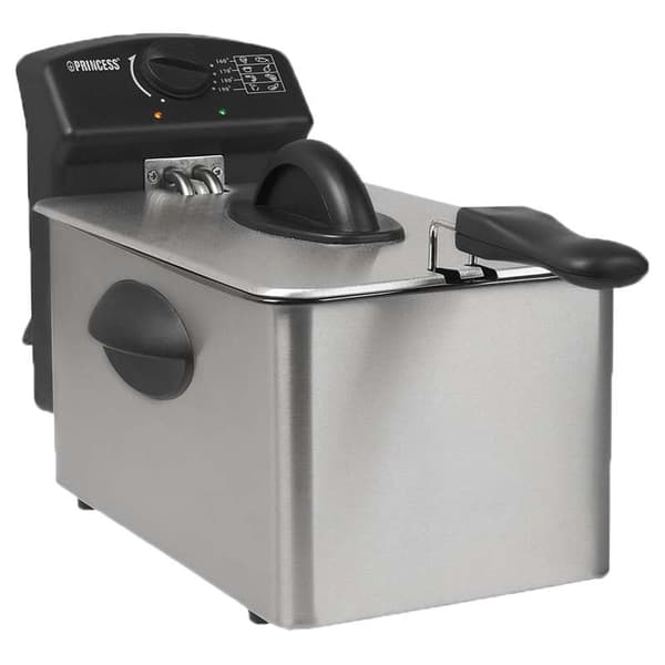 Princess 4l 2000w Air Fryer  4L musta, Ruostumaton teräs