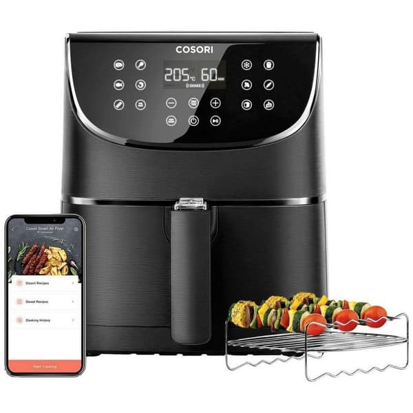 Cosori Premium Smart CP158-RXB Airfryer 1700W Svart