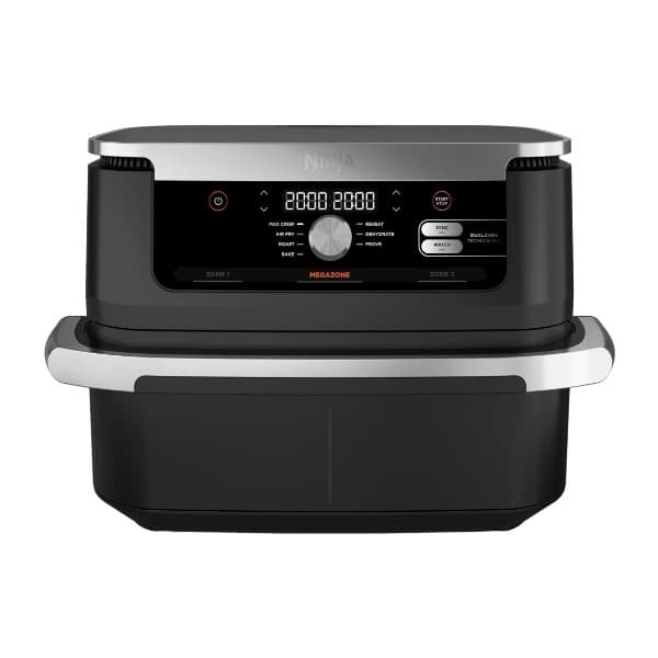 Ninja Foodi FlexDrawer Airfryer 10,4L 2470W - Svart Svart, Rostfritt stål