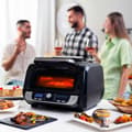 Pikkukuva 3 / 11: Airfryer Grillillä, Lisätarvikkeilla ja Reseptivihkolla InnovaGoods Fryinn 12-in-1 6000 Musta Teräs 3400 W 6 L