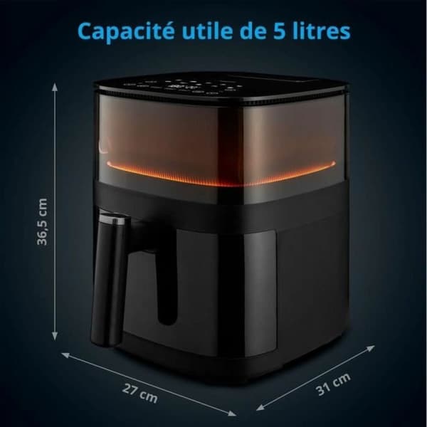 Airfryer Medion Musta 1500 W 5 L