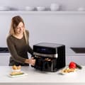 Miniatyrbild 4 av 5: Fritöskan utan olja - Taurus - AirFry Digital Duo - 2 korgar - 9 liter - 2600 Watt