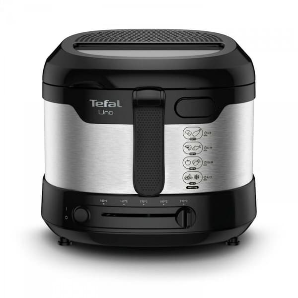 Varmluftsfrituregryde Tefal FF215D Sort 1600 W Sort, Rustfrit stål