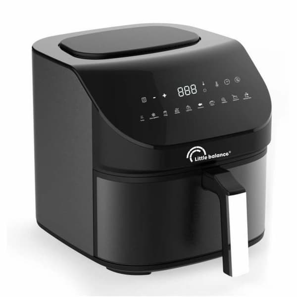 Airfryer Little Balance Crousty light XL Musta 1600 W 7 L