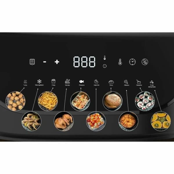 Airfryer Little Balance Crousty light XL Musta 1600 W 7 L