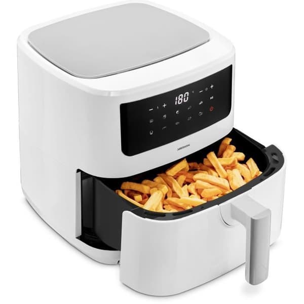 Hot Air Fryer - MEDION - 50073000 - 2150 W - Pekskärm - 9 program - Vit