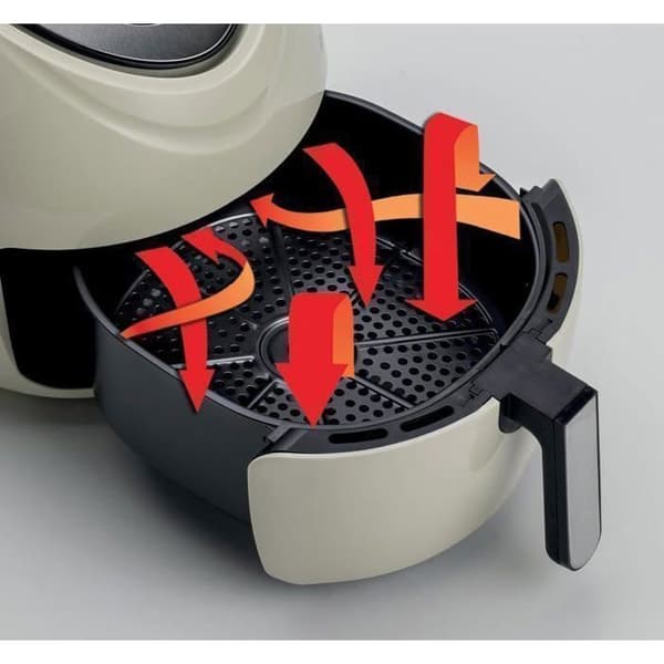 Fritös - ARIETE - MAX 2,5 KG - Beige - 1800W - 5,5L - 80-200°C