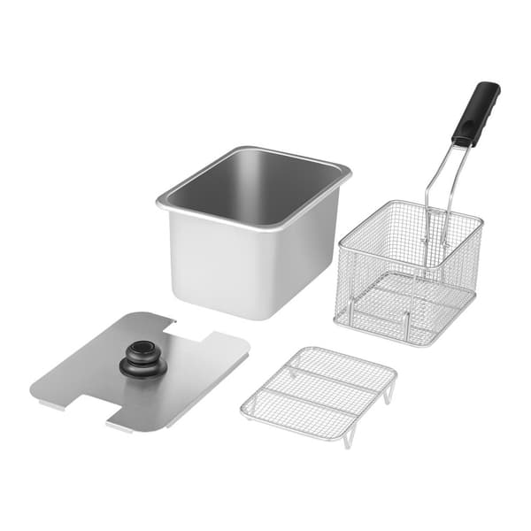 Enkel elektrisk fritös med termostat EGO 4L