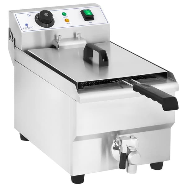 Professionel cateringfrituregryde med hane 230V 10L