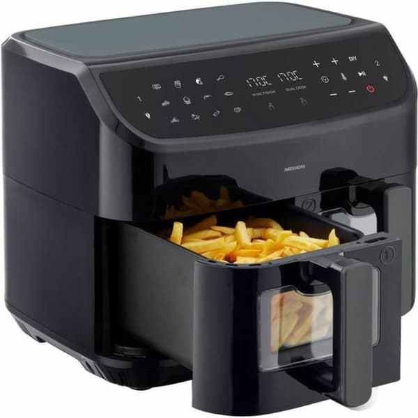 Luftfritös Medion LIFE P20 Svart 2600 W 8,7 l