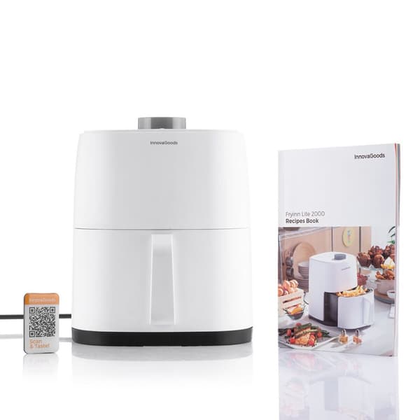 Gryde uden Olie InnovaGoods Fryinn Lite 2000 Hvid 1200 W 2 L