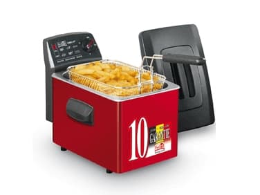 FRITEL TURBO SF 4153 - Dypsteker - 3 liter - 2200 W - svart/rød/grå