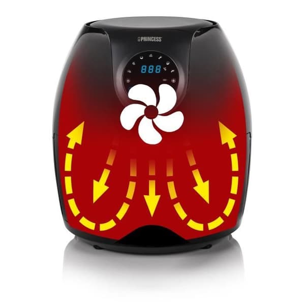 Princess Airfryer XXL digital oljefri fritös - 5,2 L - 1700 W
