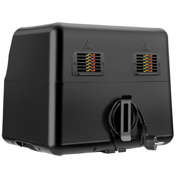 Airfryer Samurai, 2 rum, 7 programmer, 2400W - sort