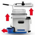 Miniatyrbild 4 av 9: Tefal Fr 8040 3.5l 2300w Fritös  3.5 Liters / EU Plug