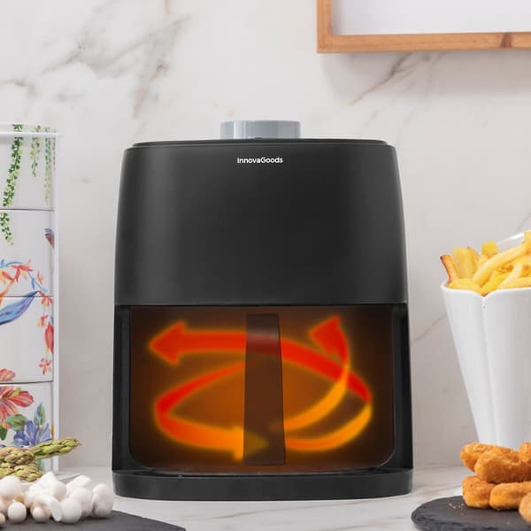 Varmluftsfrituregryde InnovaGoods Fryinn Lite 2000 Sort 1200 W 2 L