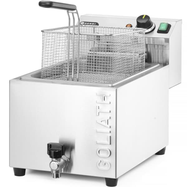 Den mest kraftfulla fritösen, fritös med kran HEDI GOLIATH 400V 10,2kW 10L
