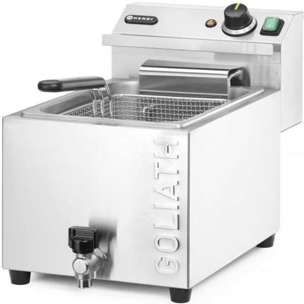 Den mest kraftfulla fritösen, fritös med kran HEDI GOLIATH 400V 10,2kW 10L
