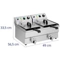 Pikkukuva 3 / 6: Kaksikammioinen rasvakeitin 2 x 11 l 6000 W