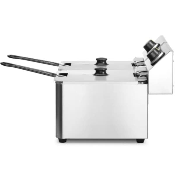 Kitchen Line catering frituregryde 6kW 230V 2 x 4L - Hendi 205846