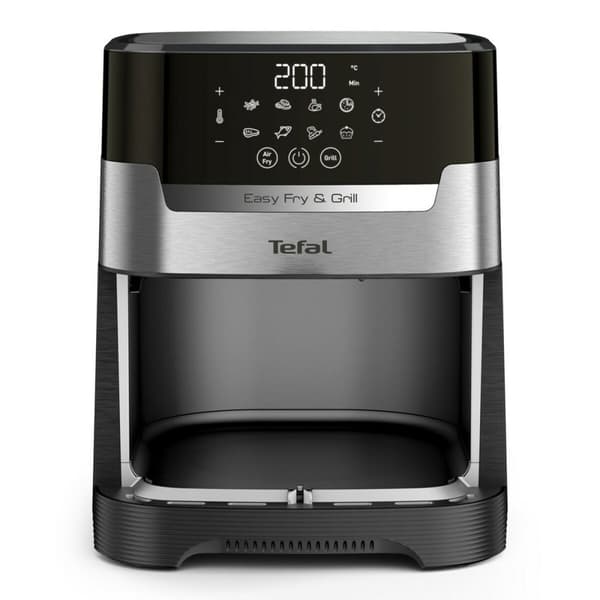 Varmluftsfrituregryde Tefal EY505D15 4,2 L Sort Grå Stål
