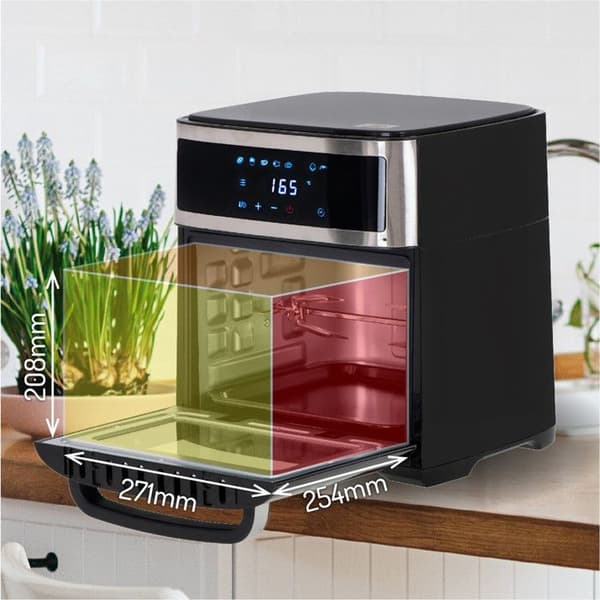 Hot Air Fryer Ugn 13 L utan olja, 8 program, Temperatur 40-200 °C Adler AD6309 2500W 03168