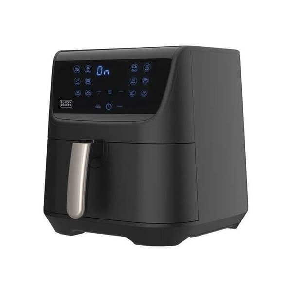 Oljefri fritös - BLACK &amp; DECKER - BXAF5500E - 1,2KG - 1800W - Svart