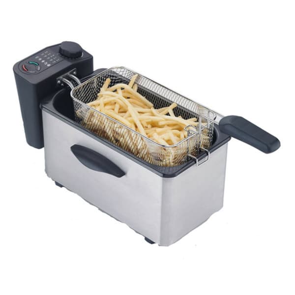 Fritös COMELEC Bb_S0402354 3 L 2000W Silvrig 2000 W 3000 W 1 L Svart, Vit