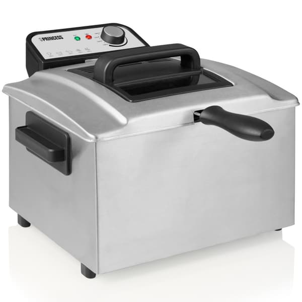 Princess Frityrgryte 5l Maxi 184090 3270W Rustfritt stål Emaljert kurv