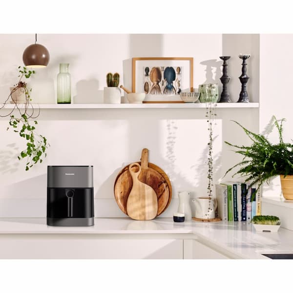 Panasonic Airfryer 5L 1450W NF-CC500SXE Dual Element Touch, belysning og damp