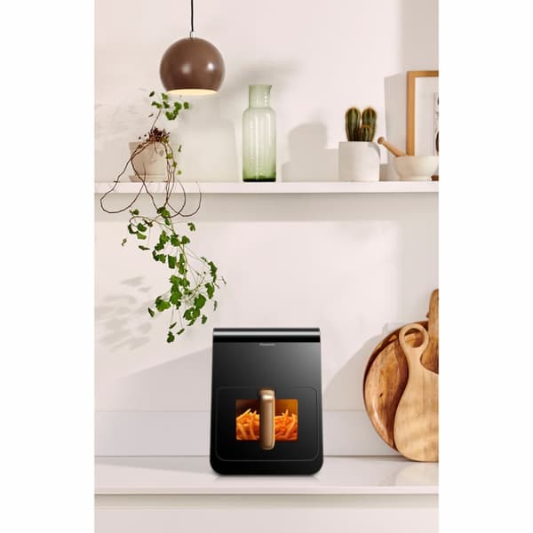 Panasonic Airfryer 5L 1450W NF-CC500SXE Dual Element Touch, belysning og damp