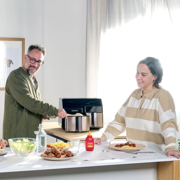 BLACK+DECKER Air Fryer Dobbelt 2500W