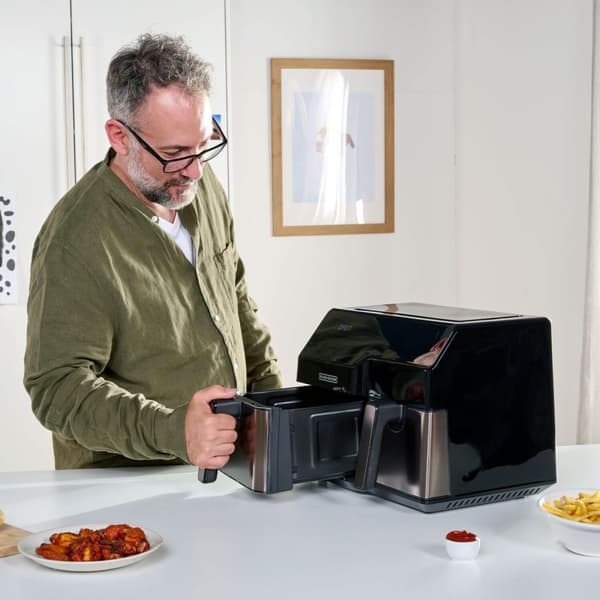 BLACK+DECKER Air Fryer Dobbelt 2500W