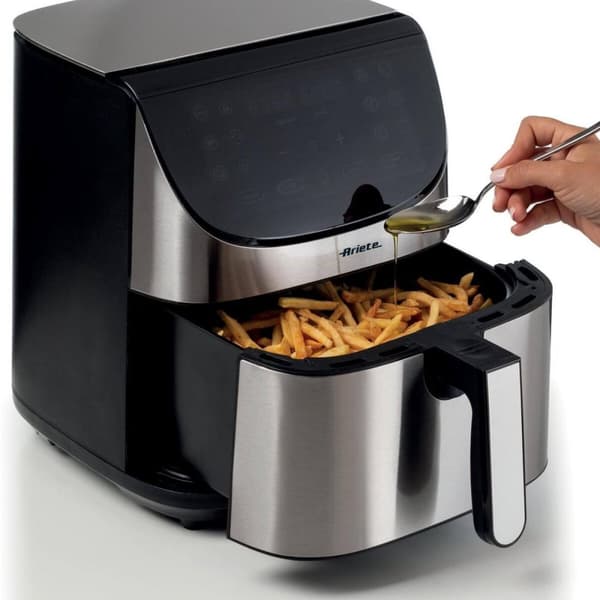 Varmluftsfrituregryde Ariete 00C462800AR0 Sort Stål 1800 W 7 L
