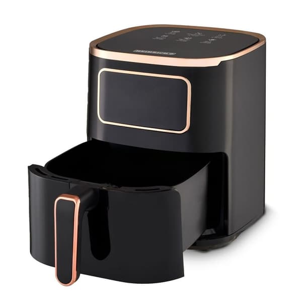 Airfryer Heinrich's HFR 8216 CZARNA Musta 1450 W 5 L