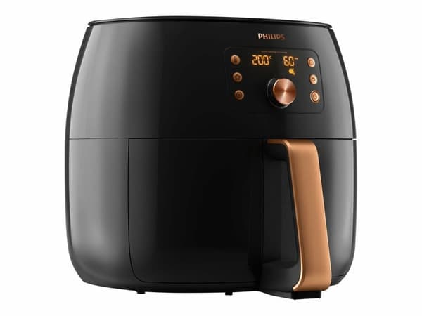 Philips Premium Airfryer XXL HD9867 Svart, Koppar