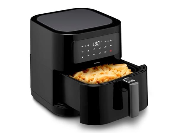 MEDION LIFE E40 XL, Varmluftsfrityr, 5,2 l, 50 °C, 200 °C, 60 min, Single/enkelt Sort