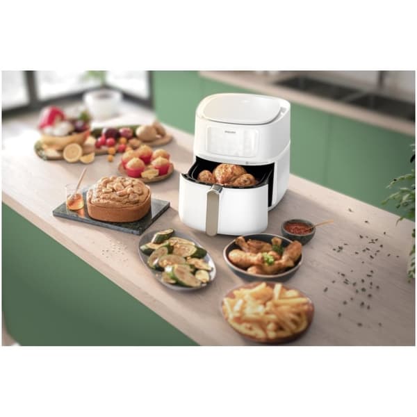 Philips HD9285/00 Cosmos XXL Airfryer 7,2L 2000W hvid/sølv