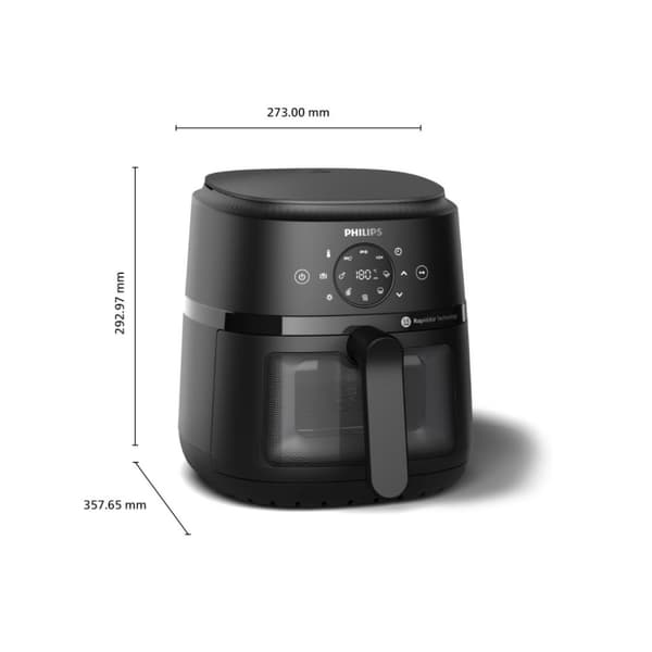 Philips NA221/00 Airfryer 4,2L 1500W sort/sølv