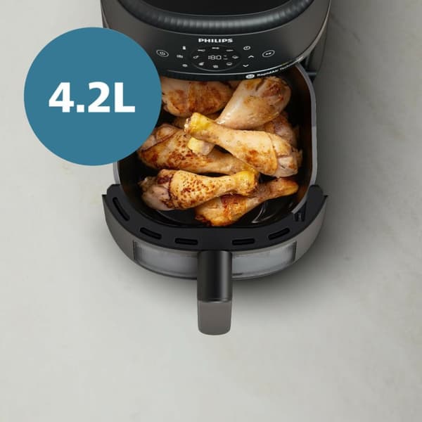 Philips NA221/00 Airfryer 4,2L 1500W sort/sølv