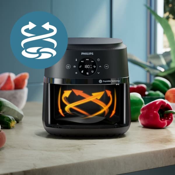 Philips NA221/00 Airfryer 4,2L 1500W sort/sølv
