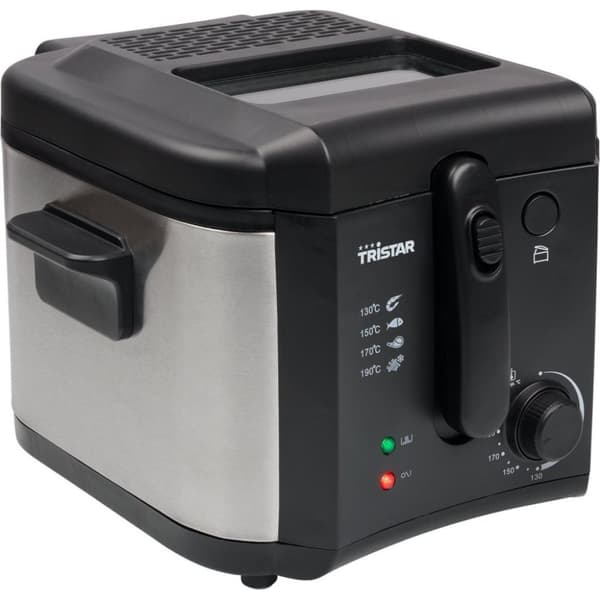Tristar FR-6878 Frituregryde 2,5L 1600W rustfrit stål/sort