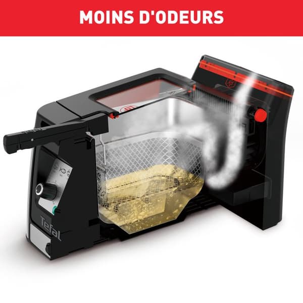 Clear Duo, Semi-professionell fritös, Mindre rök och dofter, XL anti-dim fönster