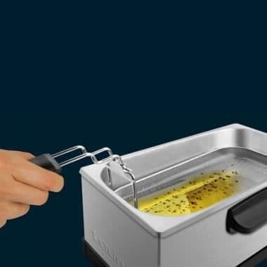 Professionell 3L Plus fritös - TAURUS - 2100W - Nedsänkt motstånd - Rostfritt stål