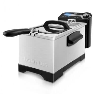 Professionell 3L Plus fritös - TAURUS - 2100W - Nedsänkt motstånd - Rostfritt stål