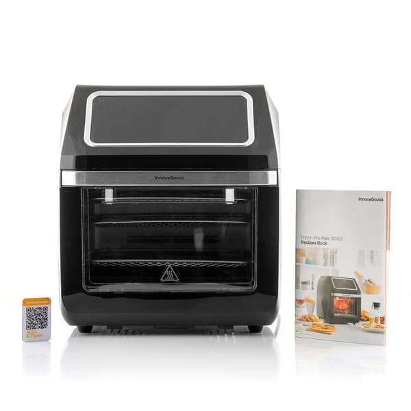 Luftfrityrkoker InnovaGoods Fryinn Pro Max 12000 Svart 1800 W 12 L Rustfritt stål