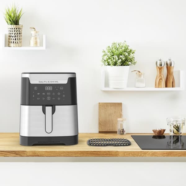 TEFAL Easy Fry & Grill EY801D 6,5 L Fristående 1650 W Varmluftsfritös Rostfritt stål